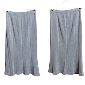 Chic Metallic Midi Skirt size 12 by Donna Vinci knits
